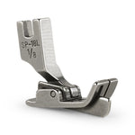 Load image into Gallery viewer, Left Foot - Edge Guide Hinged Presser Sewing Machine Foot -- Ref. SP-18 -- Various Sizes