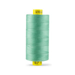 Load image into Gallery viewer, Gütermann Mara 70 -- Family Color: Green # 100 --- All Purpose, 100% Polyester Sewing Thread -- Tex 40 --- 765 yards