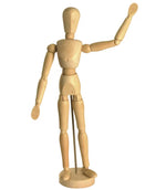 Load image into Gallery viewer, 12" --- Male --- Wooden Artist Figure Manikin by Jack Richeson & Co.®