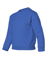 Load image into Gallery viewer, Youth Heavy Blend™ Fleece Crewneck Sweatshirt -- Royal Color