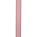 Load image into Gallery viewer, Corsage Ribbons --- 5/8 inch x 25 yards --- Elegant Woven Sheer Wired Edge Ribbon -- Burgundy Color