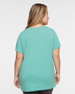 Load image into Gallery viewer, Ladies Curvy - Crew Neck -- Fine Jersey T-shirt -- Saltwater Color
