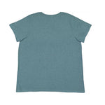 Load image into Gallery viewer, Ladies Curvy - Crew Neck -- Fine Jersey T-shirt -- Surf Color