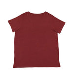 Load image into Gallery viewer, Ladies Curvy (V-Neck) -- Fine Jersey T-shirt -- Cardinal Color