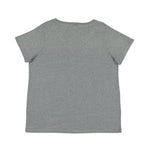 Load image into Gallery viewer, Ladies Curvy (V-Neck) -- Fine Jersey T-shirt -- Granite Heather Color