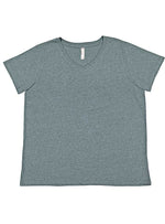 Load image into Gallery viewer, Ladies Curvy (V-Neck) -- Fine Jersey T-shirt -- Ice Blackout Color