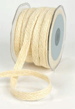 Load image into Gallery viewer, ½ Inch --- Woven Burlap Braid Ribbon, 20 yards