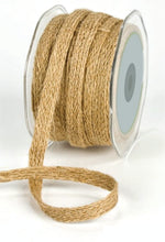 Load image into Gallery viewer, ½ Inch --- Woven Burlap Braid Ribbon, 20 yards
