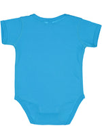 Load image into Gallery viewer, Short Sleeve -- Baby Bodysuit -- 100% Cotton -- Aqua