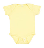 Load image into Gallery viewer, Short Sleeve -- Baby Bodysuit -- 100% Cotton -- Light Yellow