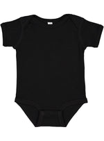 Load image into Gallery viewer, Short Sleeve -- Baby Bodysuit -- 100% Cotton -- Black