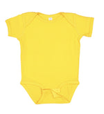 Load image into Gallery viewer, Short Sleeve -- Baby Bodysuit -- 100% Cotton -- Gold
