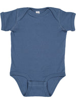 Load image into Gallery viewer, Short Sleeve -- Baby Bodysuit -- 100% Cotton -- Indigo