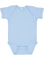 Load image into Gallery viewer, Short Sleeve -- Baby Bodysuit -- 100% Cotton -- Light Blue