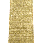 Load image into Gallery viewer, Outdoor Ribbon -- Gold Color -- Metallic Reflection Value Wire Edge -- Various Sizes