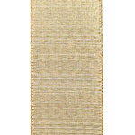 Load image into Gallery viewer, Outdoor Ribbon -- Gold Color -- Metallic Reflection Value Wire Edge -- Various Sizes