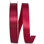 Load image into Gallery viewer, Corsage Ribbons --- 7/8 inch x 100 yards --- Dyna Satin Ribbon -- Burgundy Color