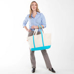 Load image into Gallery viewer, Classic Tote – Various Sizes – Turquoise