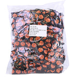 Load image into Gallery viewer, Grosgrain Jack-O-Lantern Twist Tie Bows -- 7/8 in --- 100 Pieces p/pack, Black & Orange