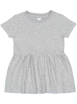 Load image into Gallery viewer, Infant Cotton Fine Jersey Dress ---(Sizes: 6M - 24M) --- Heather