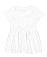 Load image into Gallery viewer, Infant Cotton Fine Jersey Dress ---(Sizes: 6M - 24M) --- White