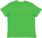 Load image into Gallery viewer, Apple Green color blank youth cotton fine jersey crew neck T-shirt shown from the back on a white background.