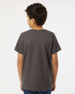 Load image into Gallery viewer, Youth Cotton Fine Jersey T-Shirt -- Charcoal