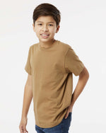 Load image into Gallery viewer, Youth Cotton Fine Jersey T-Shirt -- Coyote Brown