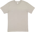 Load image into Gallery viewer, Titanium blank youth cotton fine jersey crew neck T-shirt shown from the front on a white background.