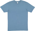 Load image into Gallery viewer, Vintage Indigo blank youth cotton fine jersey crew neck T-shirt shown from the front on a white background.
