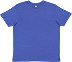 Load image into Gallery viewer, Vintage Royal blank youth cotton fine jersey crew neck T-shirt shown from the front on a white background.