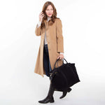 Load image into Gallery viewer, Weekender - Canvas & Leather Travel Bag -- Solid Black