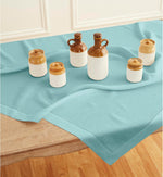 Load image into Gallery viewer, Hemstitched Table Linens (Aqua Blue Color)