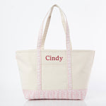 Load image into Gallery viewer, Block Print Classic Tote – Various Sizes – Powder Pink