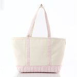 Load image into Gallery viewer, Block Print Classic Tote – Various Sizes – Powder Pink