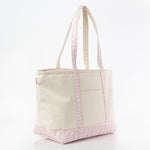 Load image into Gallery viewer, Block Print Classic Tote – Various Sizes – Powder Pink