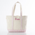 Load image into Gallery viewer, Block Print Classic Tote – Various Sizes – Powder Pink
