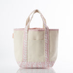 Load image into Gallery viewer, Block Print Classic Tote – Various Sizes – Powder Pink
