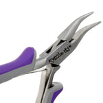 Load image into Gallery viewer, Close-up bent nose pliers tip for wire work and beading.