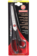 Load image into Gallery viewer, 7 1/2" --- Straight Trimmers - Red Dot - Sewing Dressmaker Scissors, Black Color by Mundial®