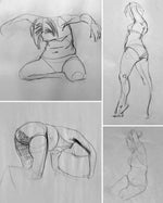 Load image into Gallery viewer, Drawing Books --- The Quick Pose: A Compilation of Gestures and Thoughts on Figure Drawing by Erin Meads