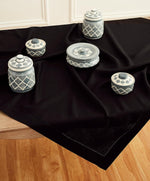 Load image into Gallery viewer, Hemstitched Table Linens (Black Color)