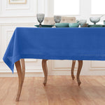 Load image into Gallery viewer, Hemstitched Table Linens (Indigo Blue Color)