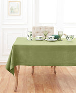 Load image into Gallery viewer, Hemstitched Table Linens (Moss Green Color)