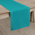 Load image into Gallery viewer, Hemstitched Table Linens (Teal Color)