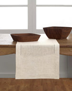 Load image into Gallery viewer, Hemstitched Table Linens (Light Natural Color)
