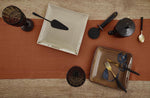 Load image into Gallery viewer, Hemstitched Table Linens (Cinnamon Color)