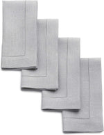 Load image into Gallery viewer, Hemstitched Table Linens (Soft Grey Color)