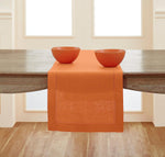 Load image into Gallery viewer, Hemstitched Table Linens (Pumpkin Color)