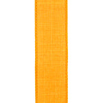 Load image into Gallery viewer, 1 ½ inch x 10 yards --- Every Day Linen Value Wired Edge Ribbon --- Orange